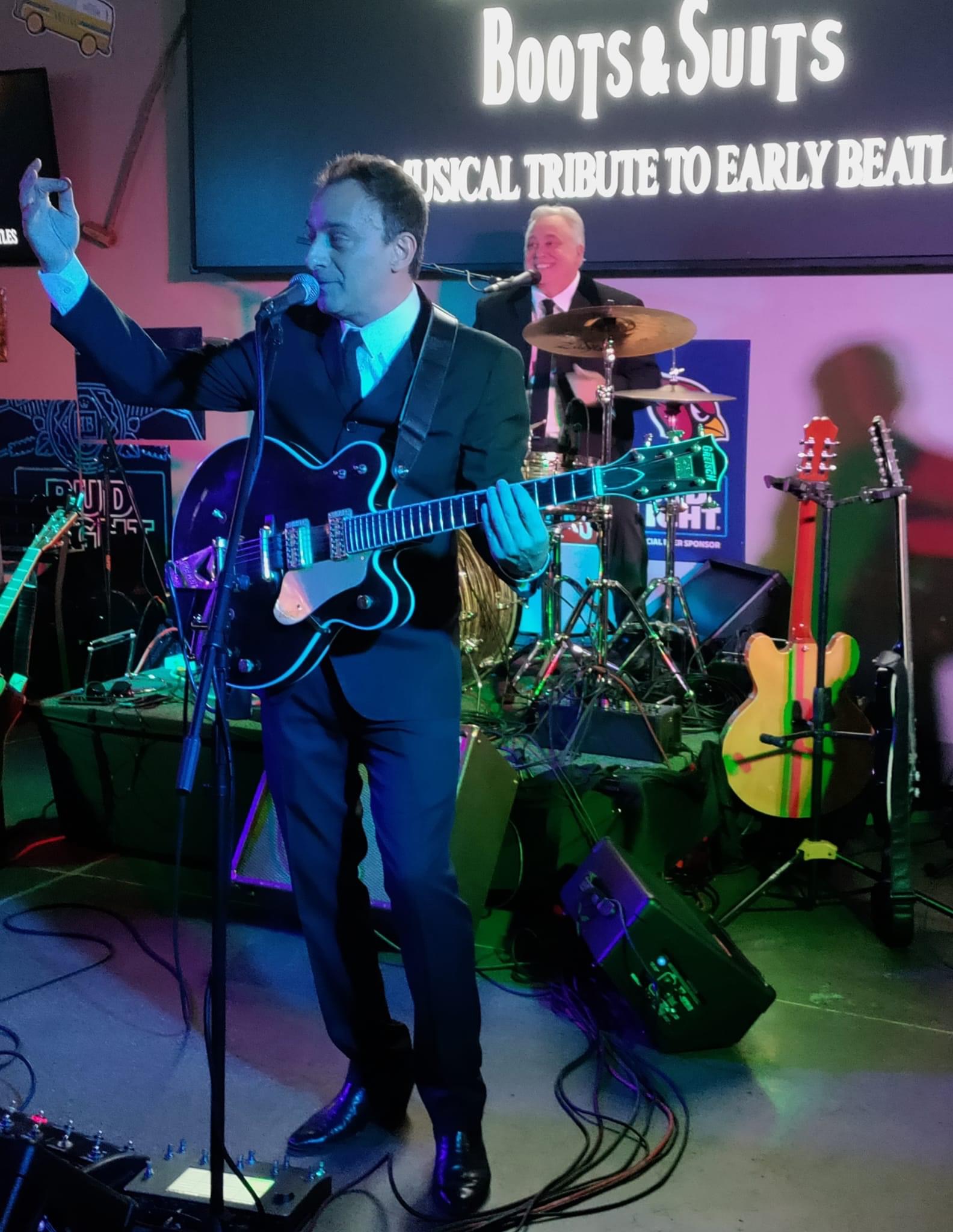 Boots & Suits guitarist mid-song